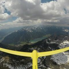 Verortung via Georeferenzierung der Kamera: Aufgenommen in der Nähe von Gemeinde Eben am Achensee, Österreich in 2600 Meter
